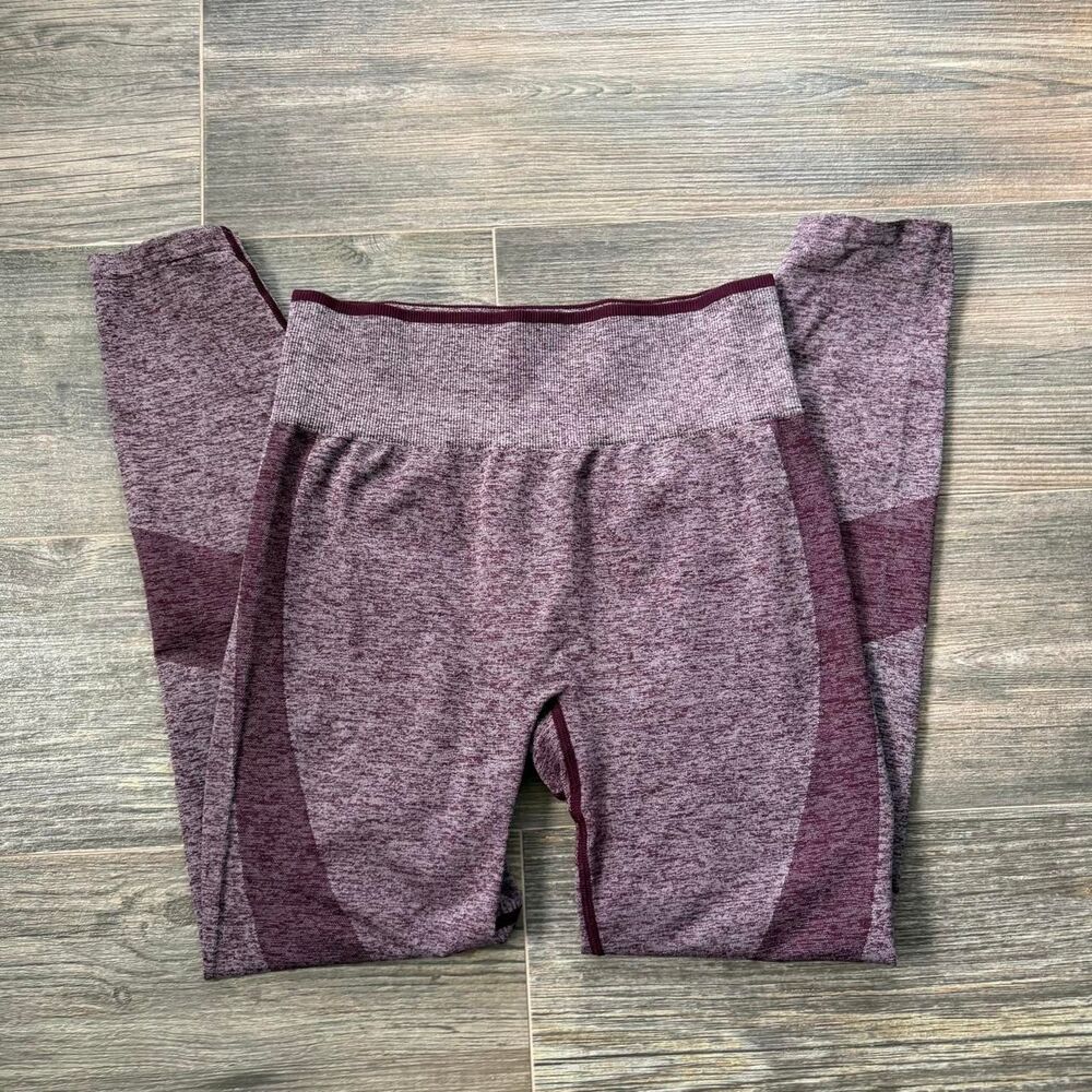 Victoria's Secret PINK Seamless Leggings purple color high waisted Medium